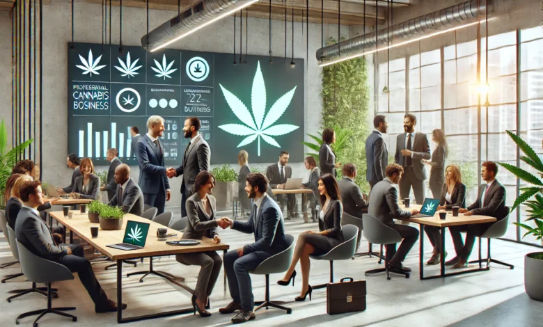 cannabis business social network